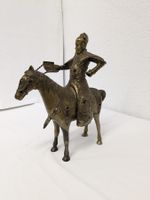 2-teiliges Pferd aus Messing, handgefertigt