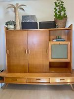 Vintage Mid Century Modern Design Highboard Buffet