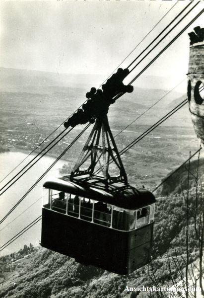 Ansichtskarten: Mont Veyrier -Arrivée Téléphérique c1955 – Gebraucht aus Emmenbrücke von teestube