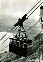 Mont Veyrier -Arrivée Téléphérique c1955