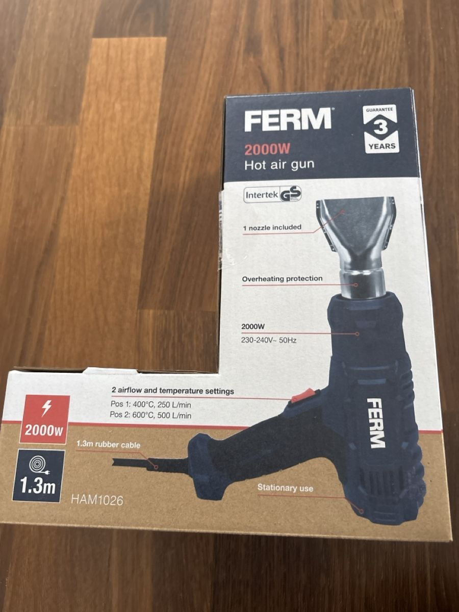 Tutti gli attrezzi: FERM Heissluftpistole 2000W – Nuovo e nell'imballaggio originale da Dübendorf venduto da lus_d2rx
