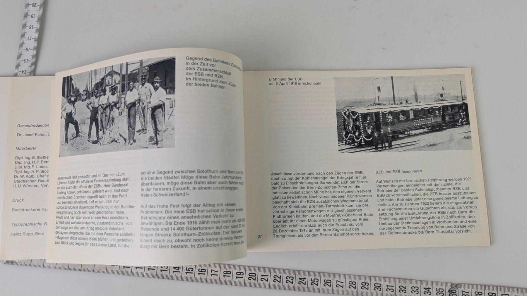 Documenti: 50 Jahre Solothurn - Bern Bahn - TOP – Usato da Zürich venduto da axolottchen 5