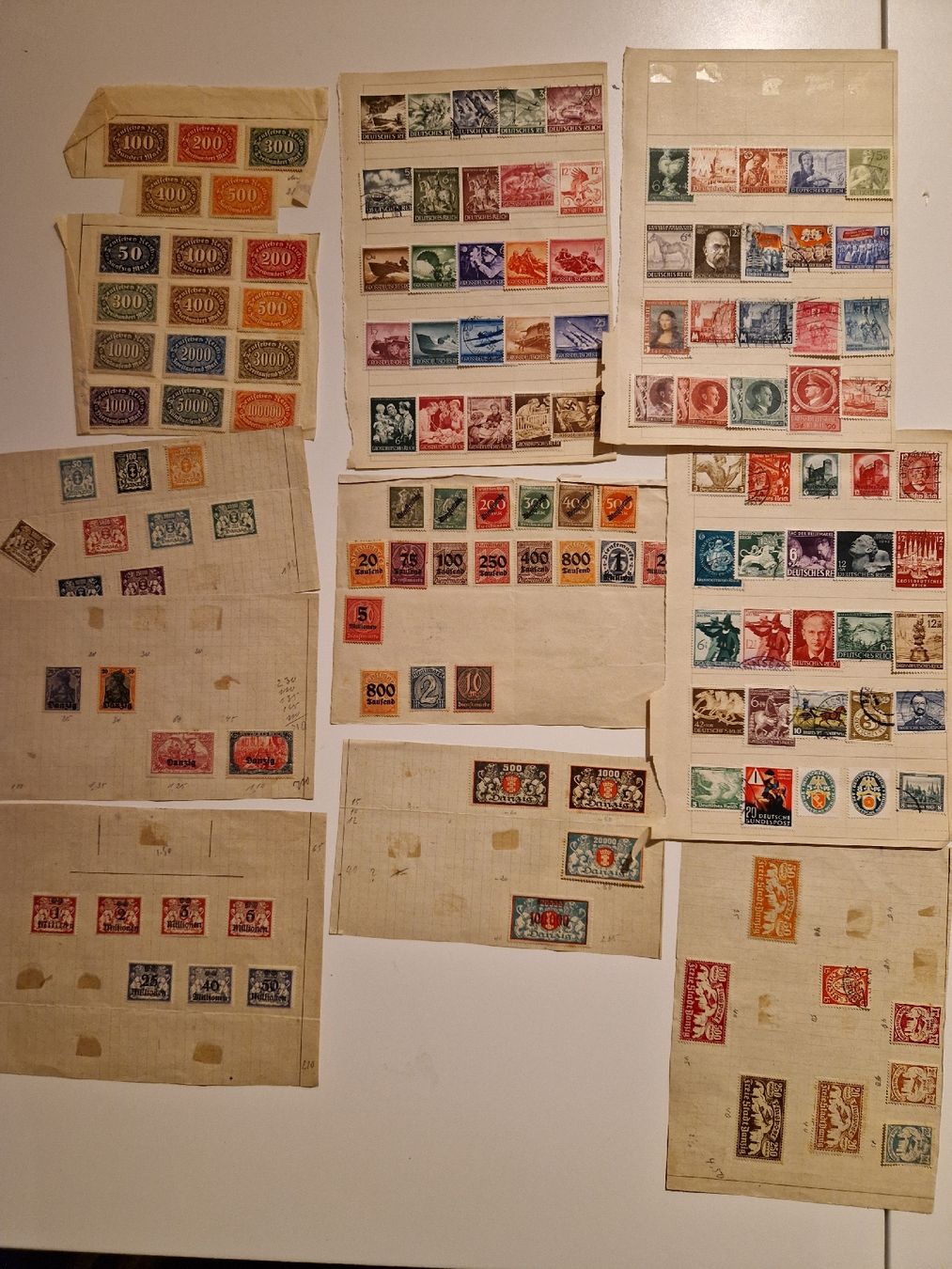 Tutti i francobolli: Deutsches Reich Briefmarken Lot – Usato da St. Gallen venduto da Enrico_SG 1