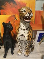 antiker Porzellan Gepard