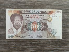 Uganda 50 Shillings 1985 !!!!!!!