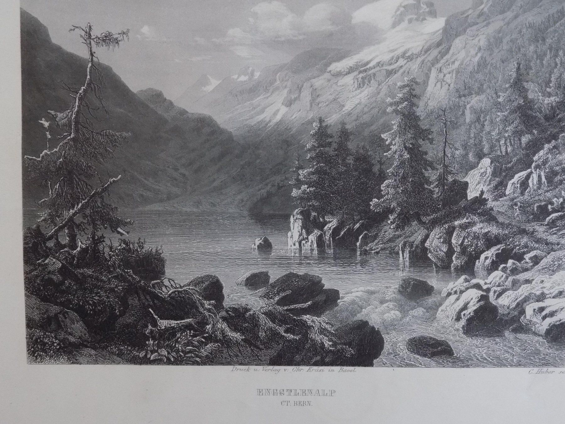 Gravures: Engstlenalp Berner Oberland – D'occasion à Risch par Antikfee 3
