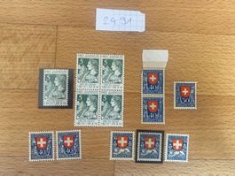Pro Juventute Brustbild Landeswappen Sammlung Nr. 1 28 40 32