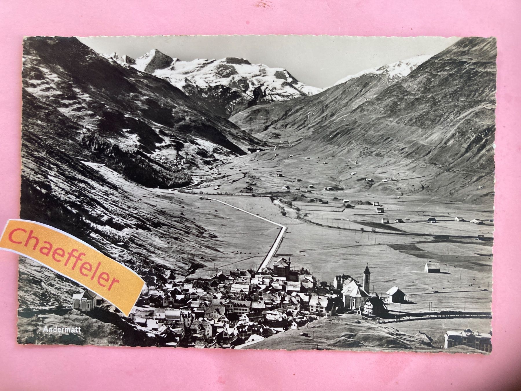 Cartoline postali: Andermatt.   Feldpost – Usato da Zürich venduto da Chaeffeler