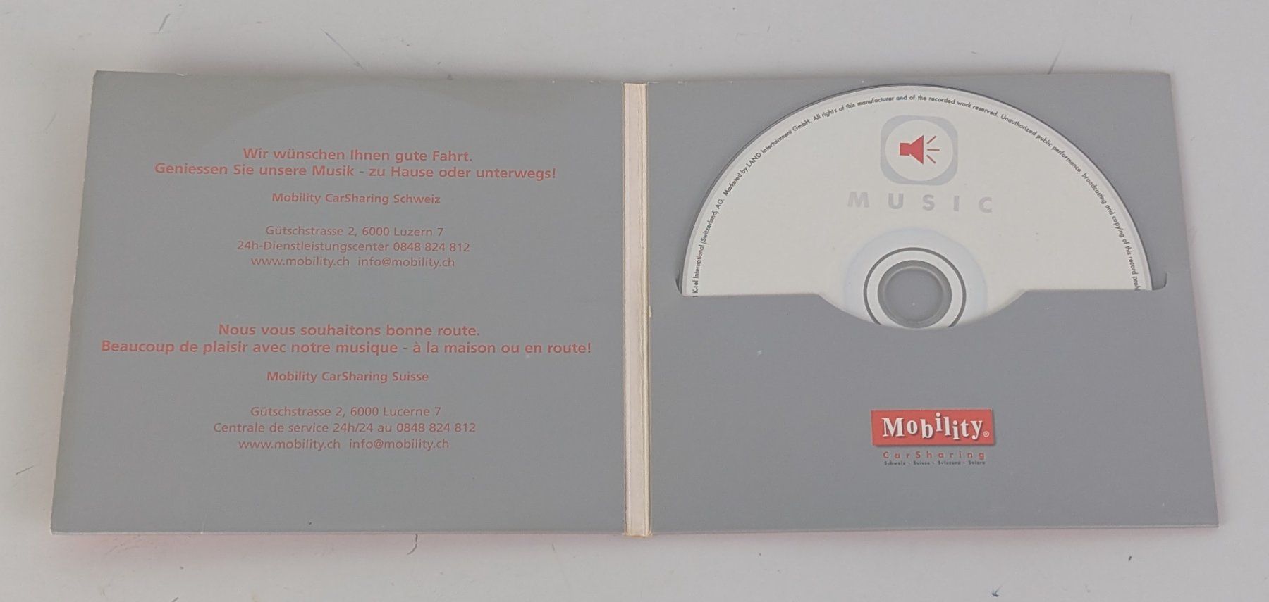 CDs: Mobility Carsharing Music CD Vol. 1 – D'occasion à Zürich par 1.Simon 1