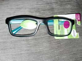 Neue trendige Lesebrille Visimax +2.5 Dioptrie, Top Zustand