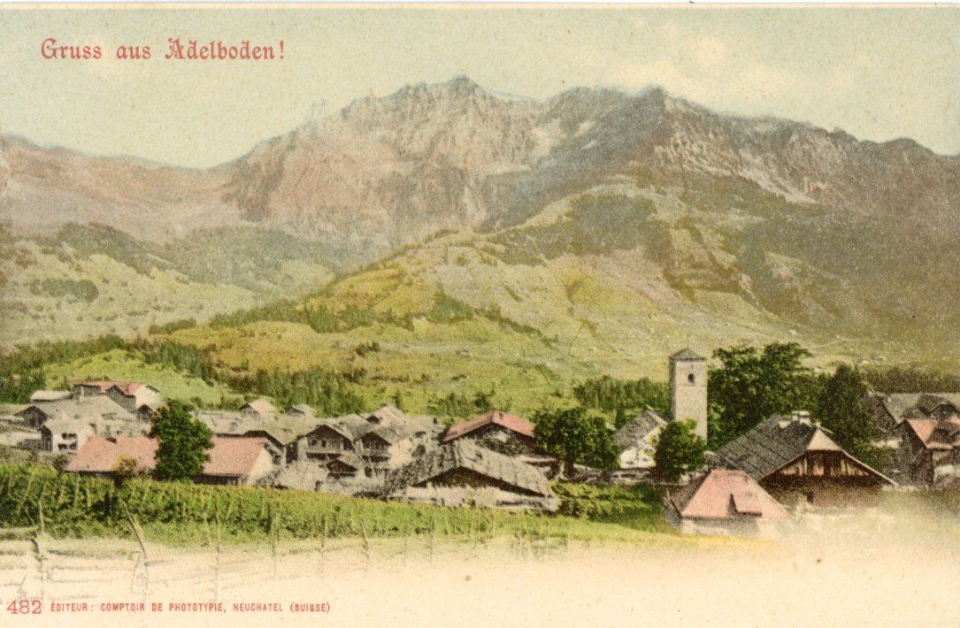 Cartoline postali: Adelboden  BE         ca. 1900 – Usato da Brig venduto da Valcards54