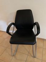 Set Freischwinger Stühle Sedus Knoll Leder 6 Stück