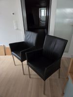 2 Lederstühle zu verkaufen