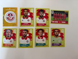 Panini Sticker WM2026-Tunesien 8 Stück