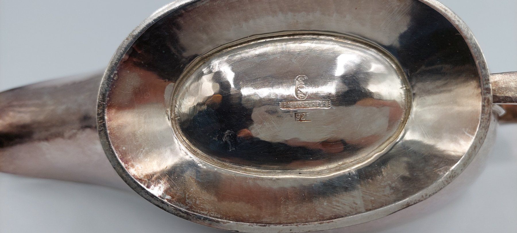 Ciotole: Grosse  elegante Sterling Silber Sauciere Baltensberger – Usato da Dielsdorf venduto da anabur 7