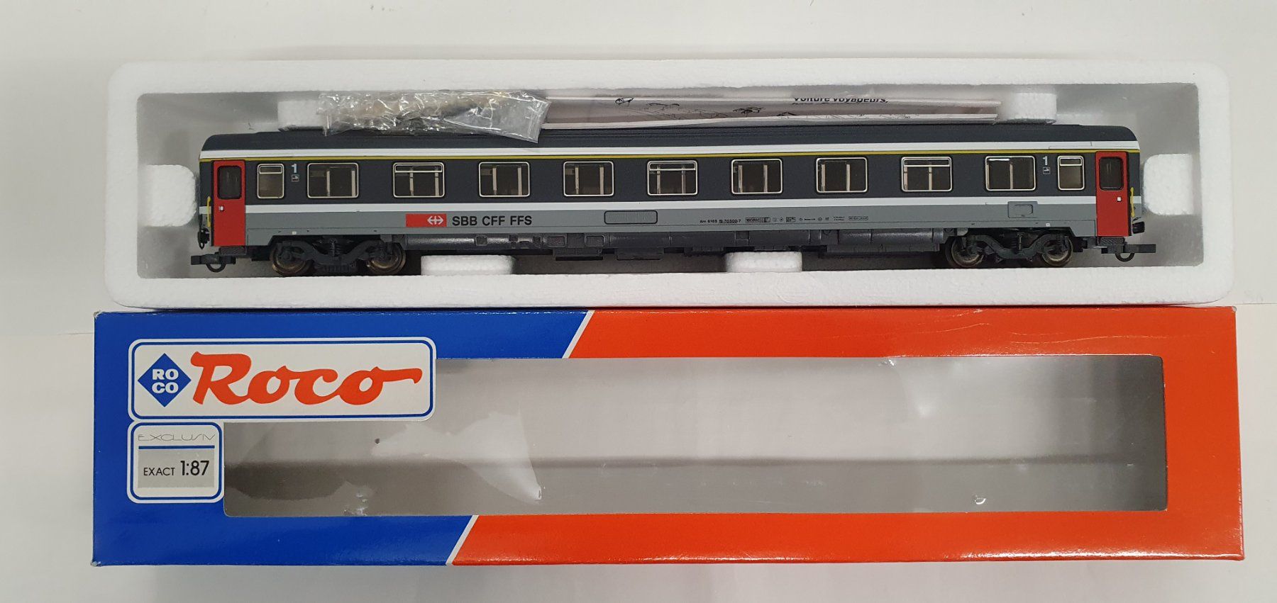 Roco Modellini di ferrovie: Roco 44669 SBB UIC-Z1  Am19 – Nuovo e nell'imballaggio originale da Würenlos venduto da juruth