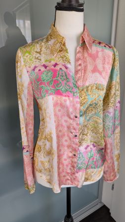 Tolle Zara Bluse, Gr. XS, bunt gemustert, top Zustand!