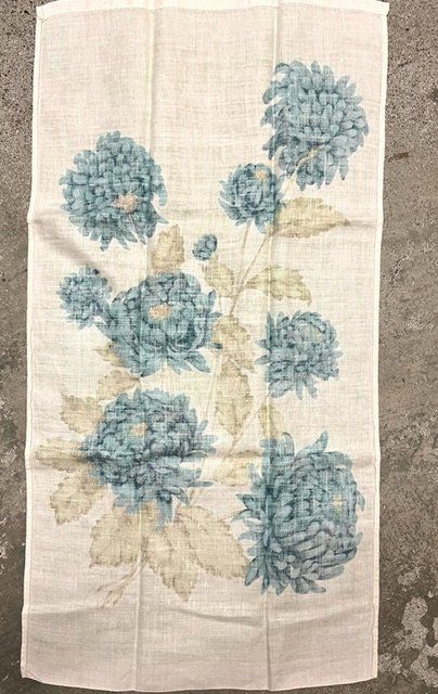 Küchentücher: Küchentuch mit blauen Dalien Blumen – Gebraucht aus Zürich von gigimai67 3