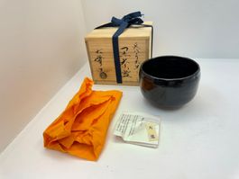 Teeschale Japan Chawan Keramik-  20. Jh. „Raku"