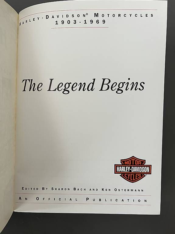 Bücher: Harley- Davidson 1903-1969 The Legend Begins – Gebraucht aus Winterthur von docman1966 1