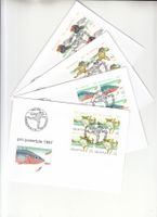 SBK J344 - J347 im 4er-Block FDC