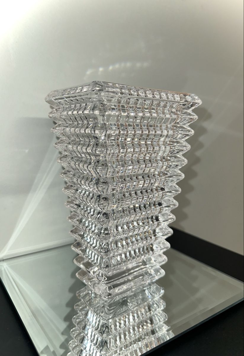 Vasi & Recipienti: Designvase aus massivem Kristallglas, NEU – Nuovo e nell'imballaggio originale da Bern venduto da Rausch29 4