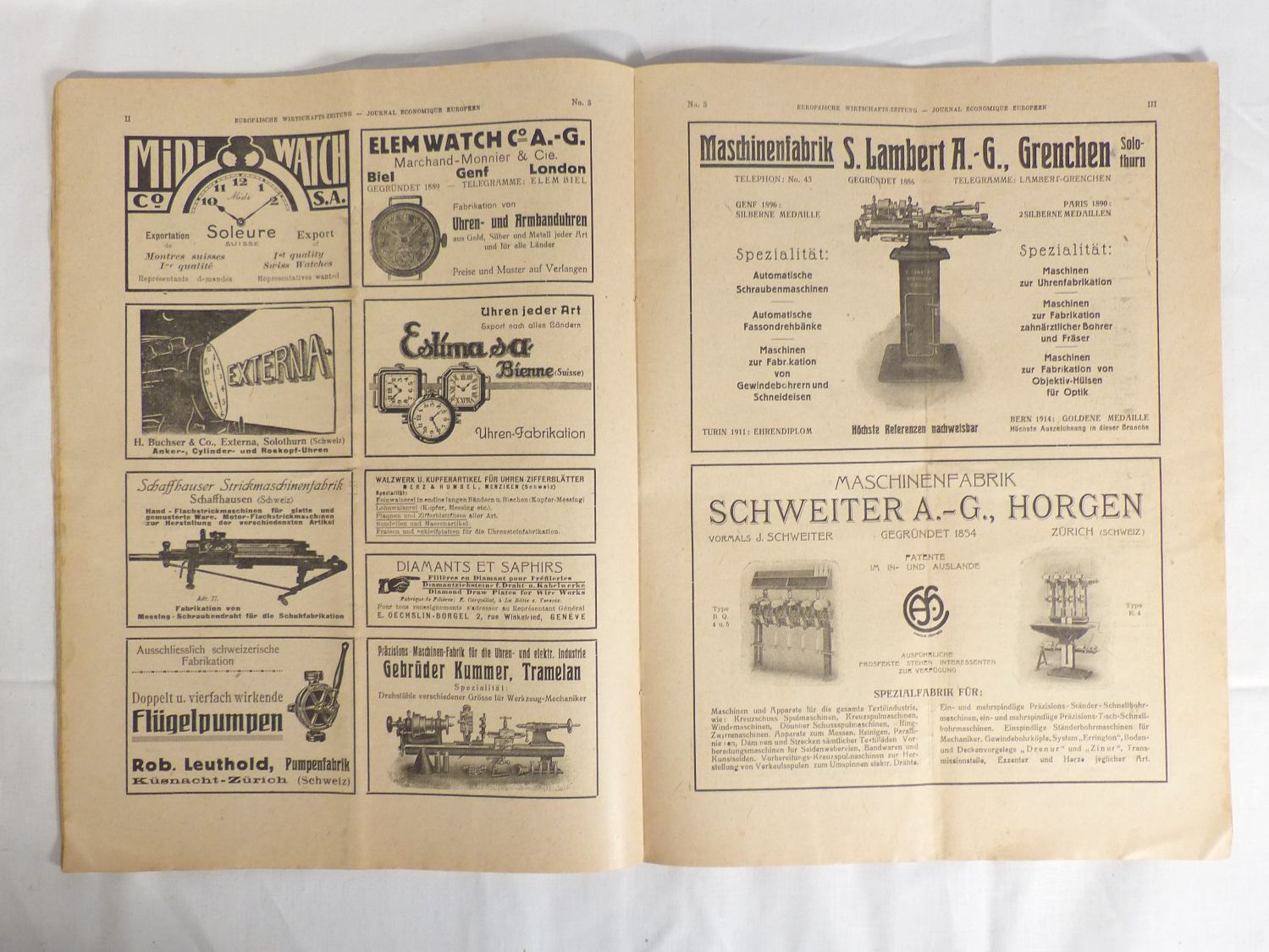 Riviste & Magazine: Schweizerische Wirtschafts Zeitung von 1920 – Usato da Zürich venduto da botschinski 4