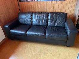 IKEA SKOGABY 3er-Ledersofa  Echtleder  sehr guter Zustand