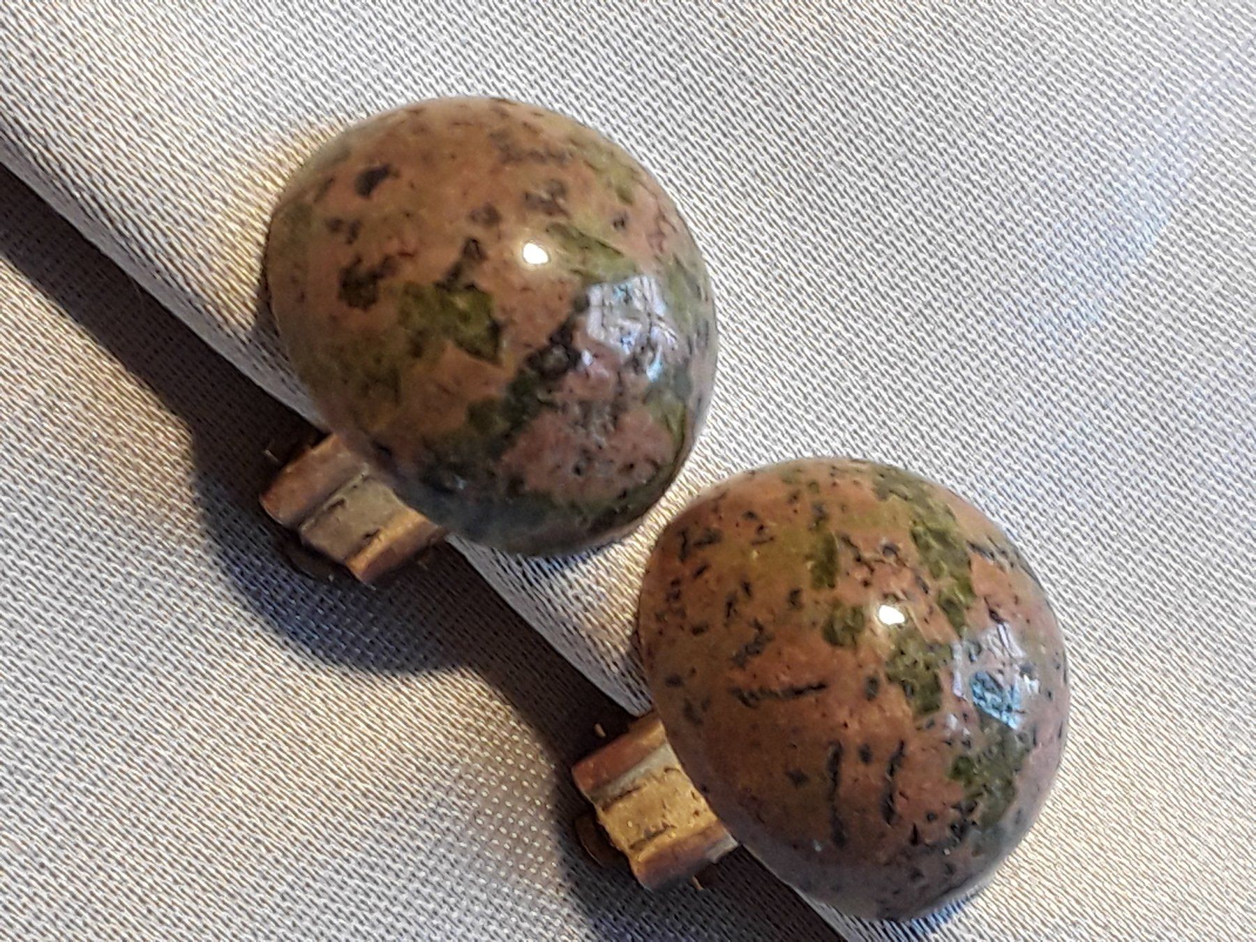 Boucles d'oreille: Vintage Stein Ohrclips – D'occasion à Zürich par helsan 2