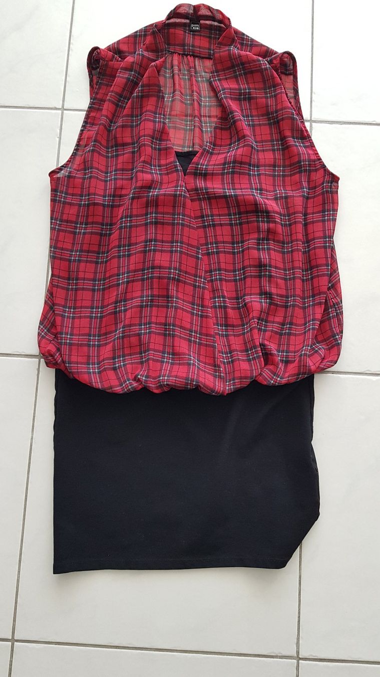 Pimkie Vestiti: Mini Kleid rot kariert Grösse M / L – Usato da Kriens venduto da angelaruediger 2