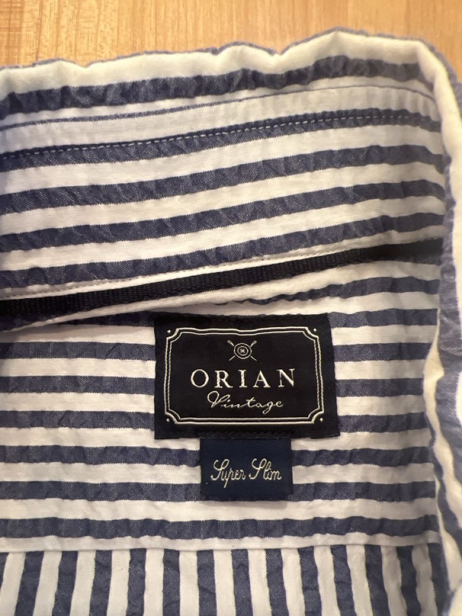 Camicie: ORIAN Vintage Kurzarmhemd Gr. 38/15 Super Slim – Usato da Luzern venduto da Leuchtenstadt23 2