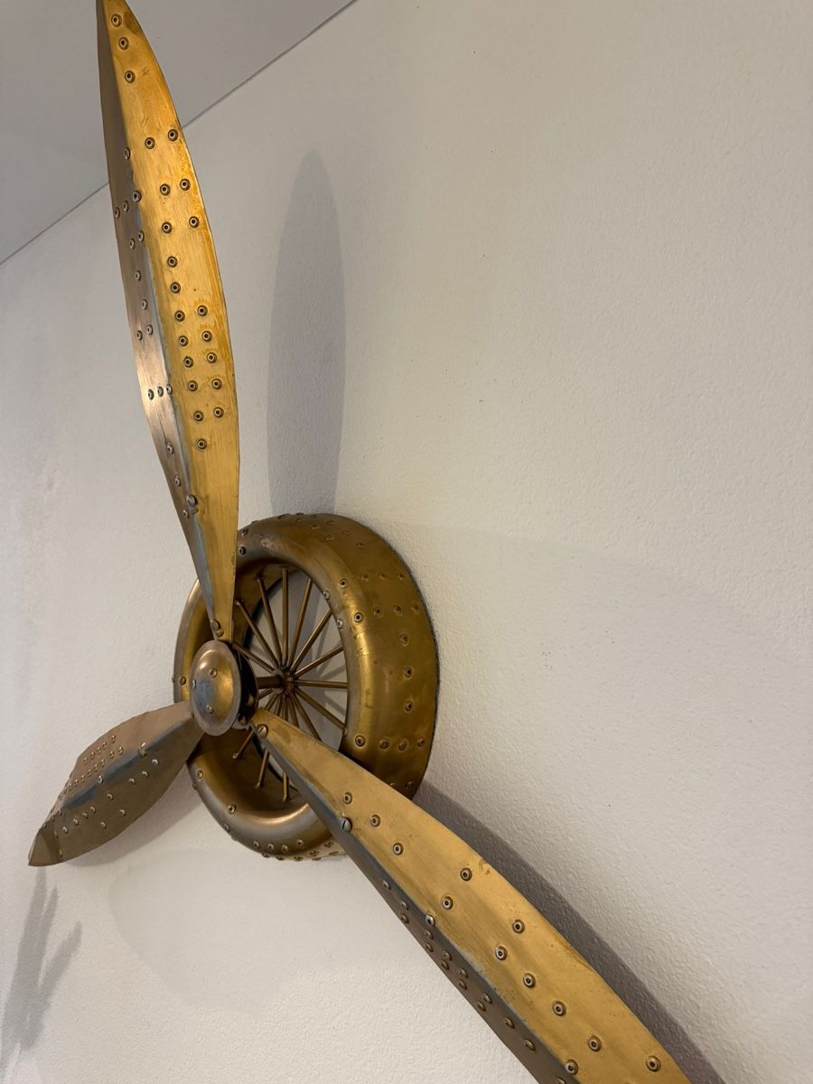 Tutte le decorazioni: Retro-Propeller-Wanddeko, goldfarben – Usato da Wettingen venduto da Jackson21 1