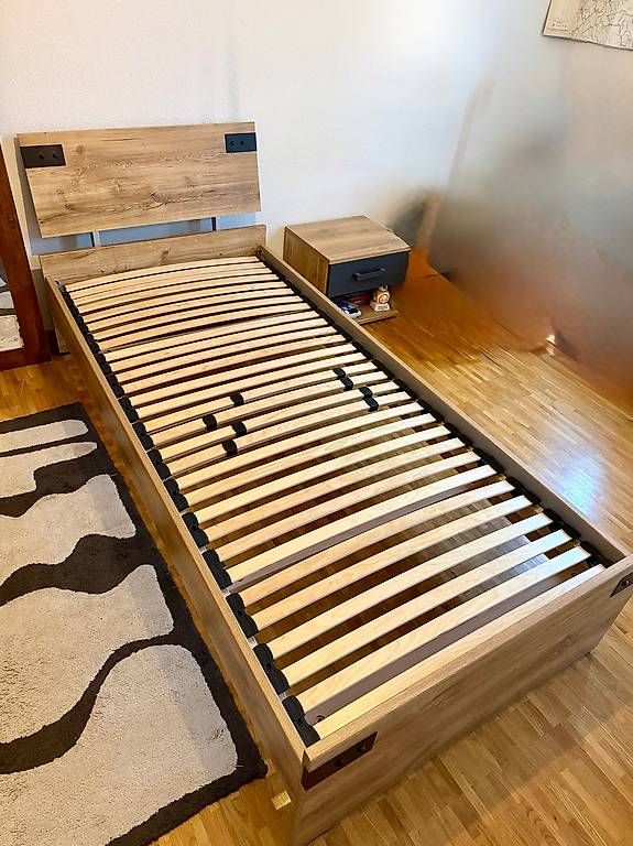 Letti: Lit enfant 90x200 + sommier + matelas – Usato da Gletterens venduto da mar_n29j 1