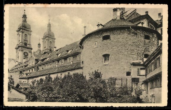 Cartes postales: AK St. Gallen, Stiftskirche – D'occasion à Berlin par bartko-reher
