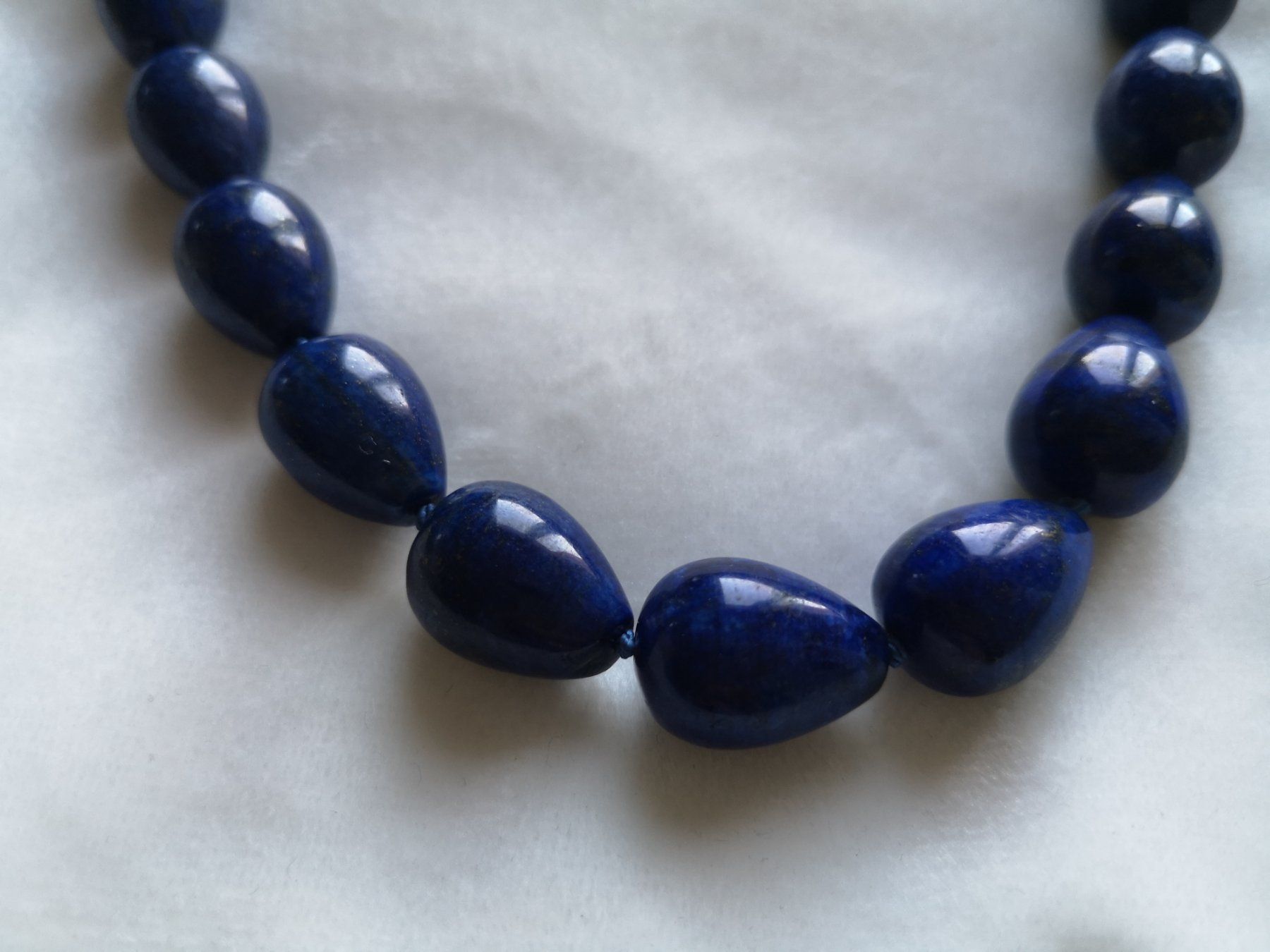 Catenine: Lapislazuli Halskette Tropfenform – Usato da Münsingen venduto da Rehtre 1
