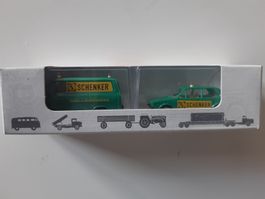 Schenker Spedition Ford Transit VW Golf 1 Brekina 1:87