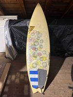 Firewire Quadraflex 6'0" Epoxy Surfboard + Finnen & Leash