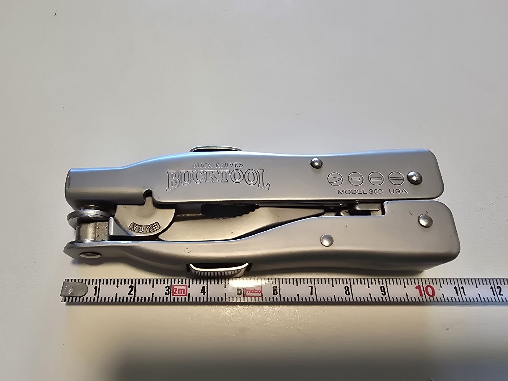 Tutti gli attrezzi: BuckTool Model 360USA Multitool Silber guter Zustand – Usato da winterthur venduto da Sammlerecke
