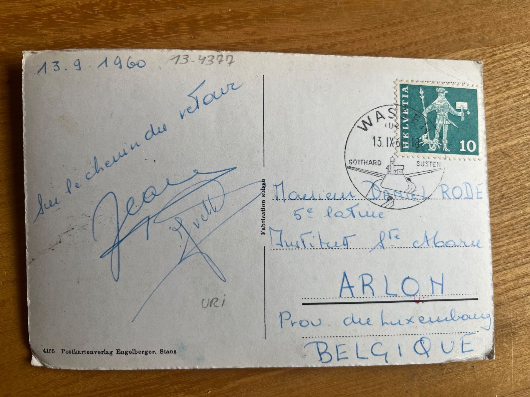 Cartoline postali: Ancienne carte postale / Alte Postkarte Wassen – Usato da Châtel-St-Denis venduto da Vaillant1 1
