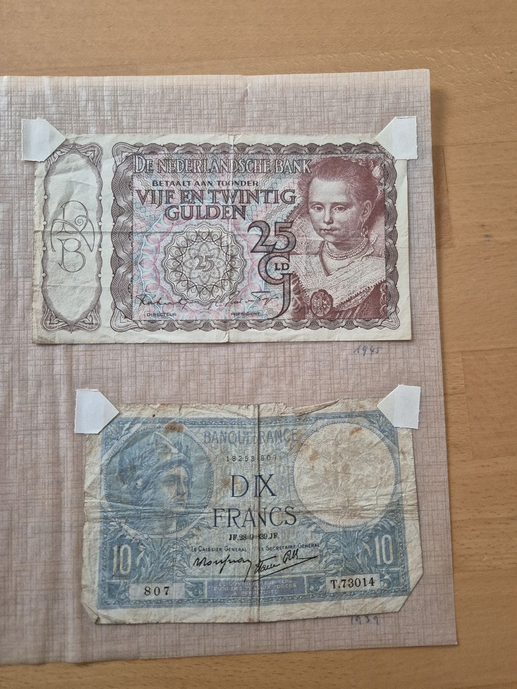 Billets de banque: 16 alte Noten, div. – D'occasion à Vilters par Fleiflomi 7