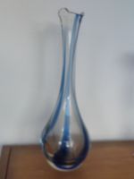 Grosse Vintage Glasvase  massiv,  um 197