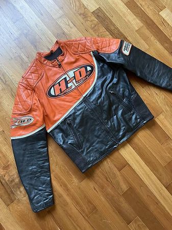 Harley Davidson Lederjacke moto Giacca chaqueta Racing   