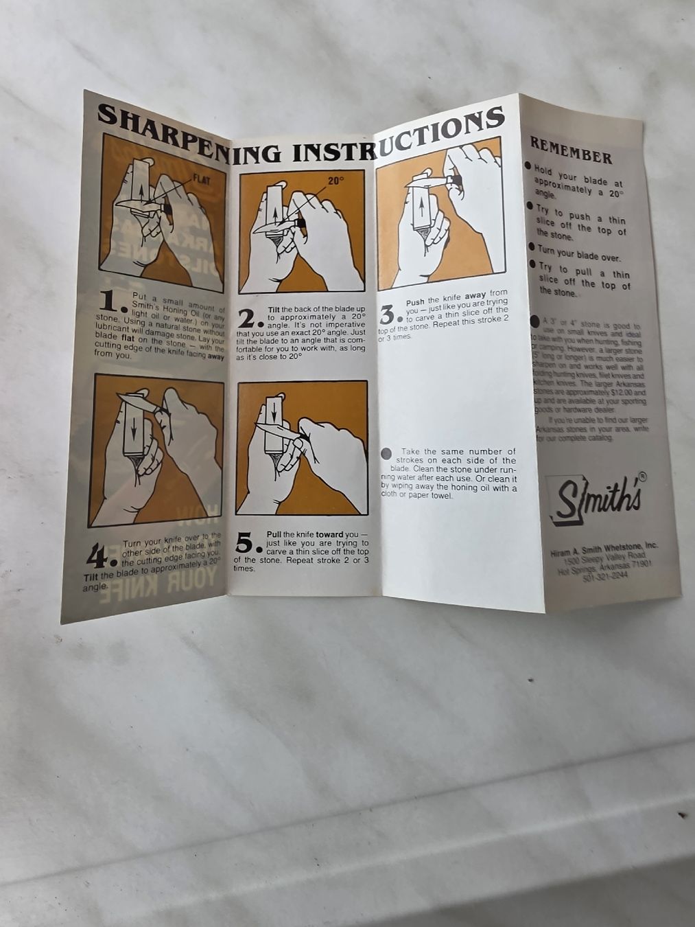 Couteaux de poche: Smith's Honing Oil and Sharpening Stone Kit – Neuf avec emballage d'origine à Hinwil par Ehretstock8 1