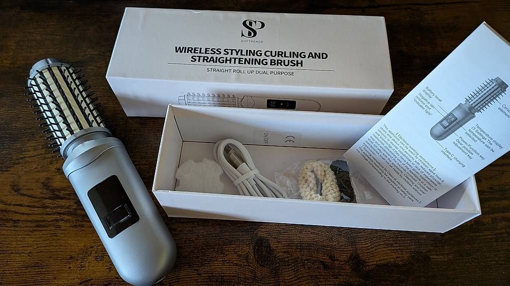 Altro per la cura dei capelli: Softpeace  Akku-Stylingbürste  Glätten & Locken – Nuovo e nell'imballaggio originale da Salez venduto da EMERCARO