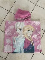Frozen Badetuch Poncho Mädchen rosa Disney Elsa Anna Gr.5-7j