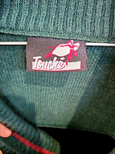 Maglioni & Felpe: Vintage Teufel Waldgrüner Wollpullover mit nordischem – Usato da Zug venduto da vinokilo 4