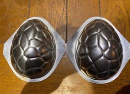 Grosse SchokoladenFORM 16 cm Metall 2teilig