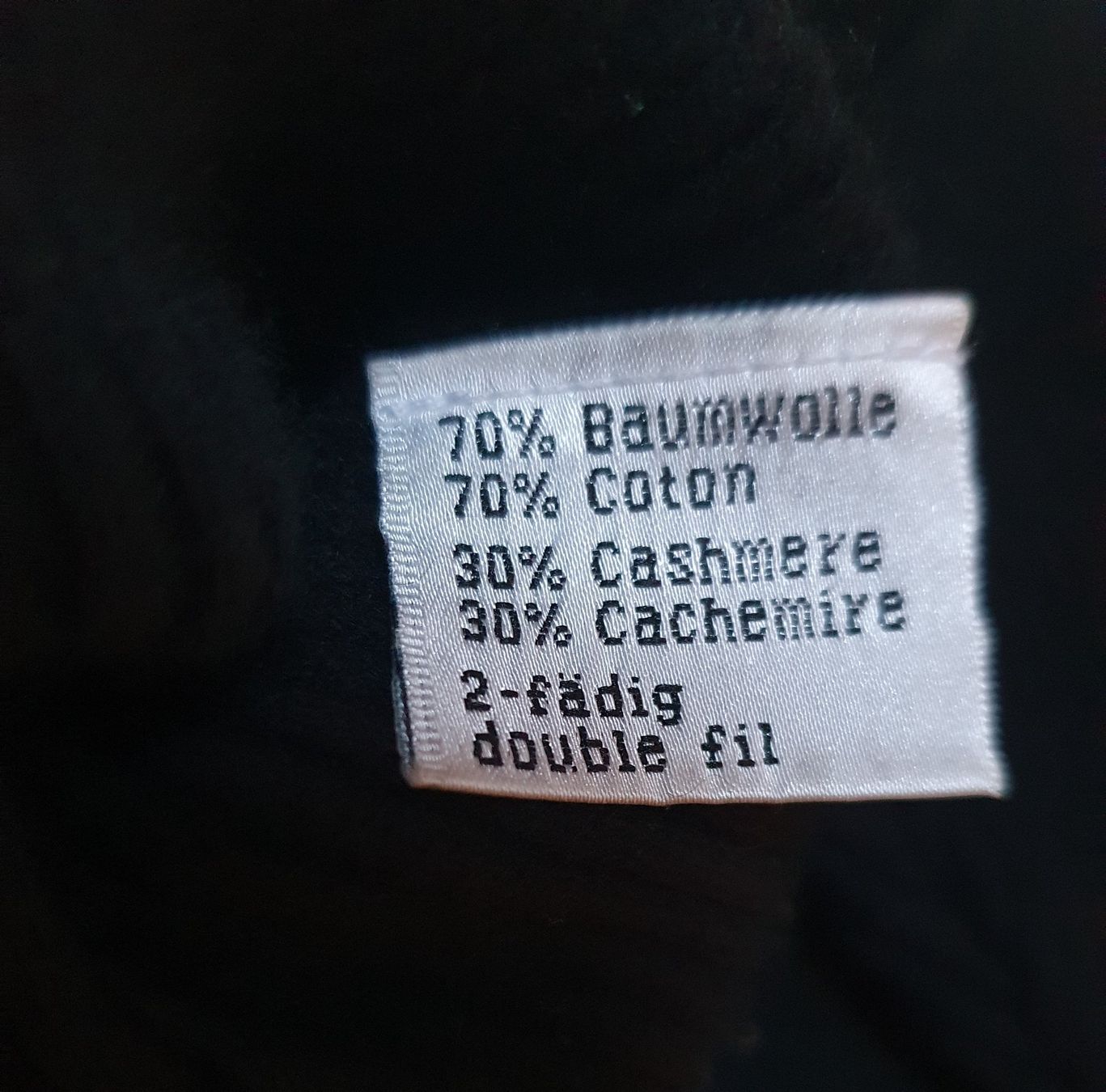 Maglioni & Felpe: Schwarzer Rollkragenpullover, Sergio, XS, Baumwolle-Cashmere – Usato da Teufen AR venduto da pischa 2