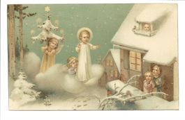 Fröhliche Weihnachten - gesegnetes Neujahr  Christkind Engel