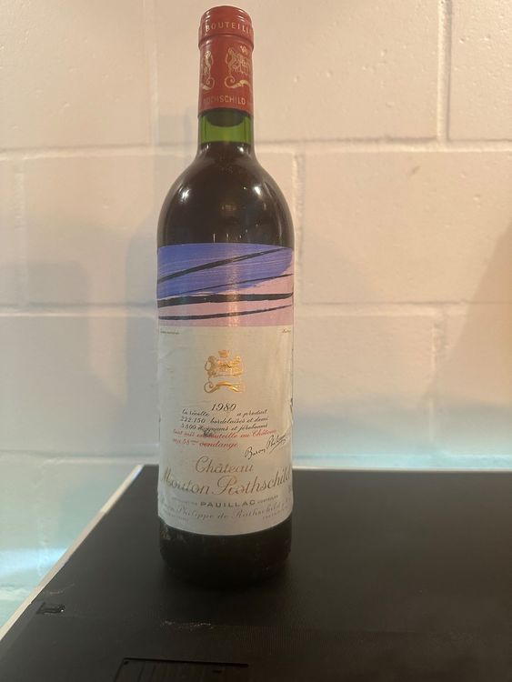 Cote Château Mouton Rothschild 1er Grand Cru Classé 1980 Bordeaux rouge